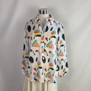 Persifor Multi Print Tunic Blouse